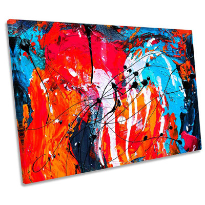 Paint Modern Grunge - Wrapped Canvas Painting