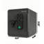 Petit meuble-lavabo mécanique noir 14,57 po