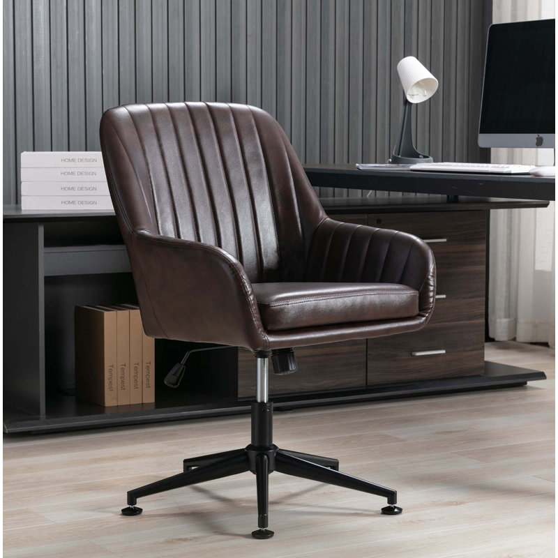 Chaise de travail, Brun foncé