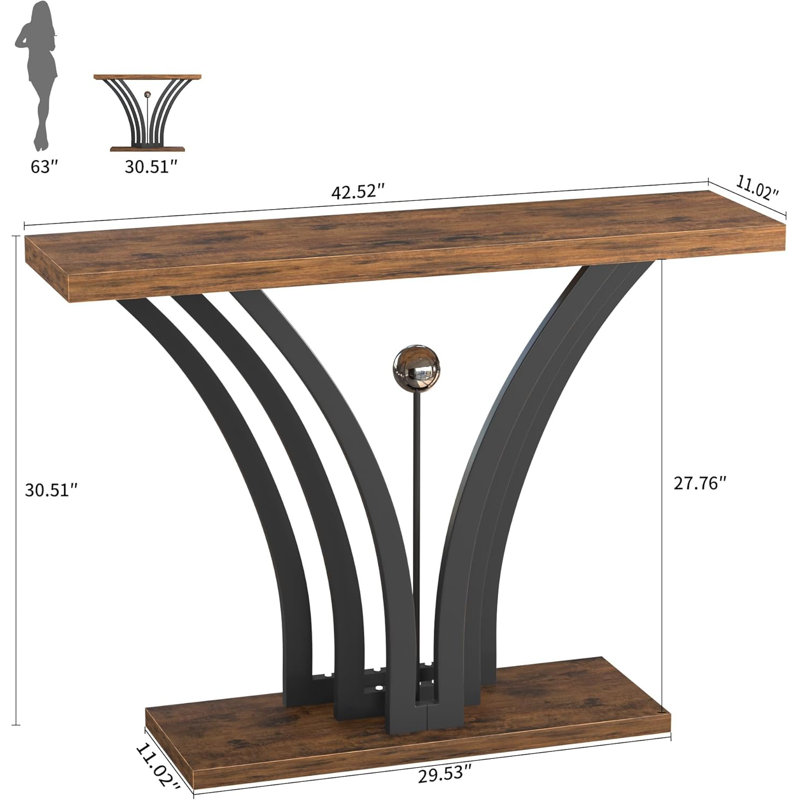 Console d'appoint en bois