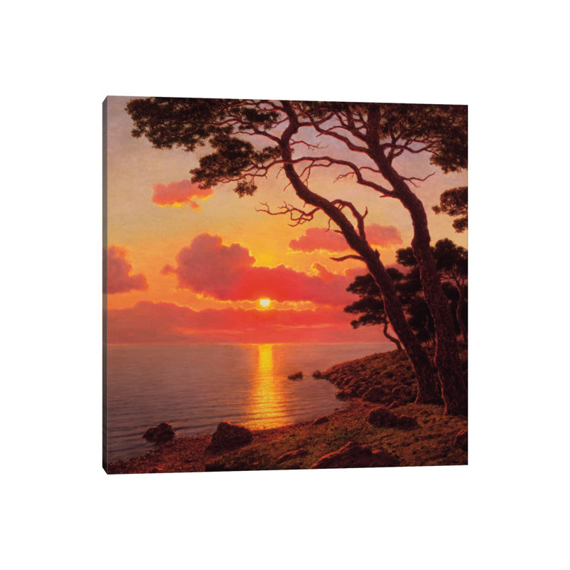 Calme De Soir, Cote D'Azur by Ivan Fedorovich Choultse - Wrapped Canvas Gallery-Wrapped Canvas Giclée, 30.48cm H x 30.48cm W