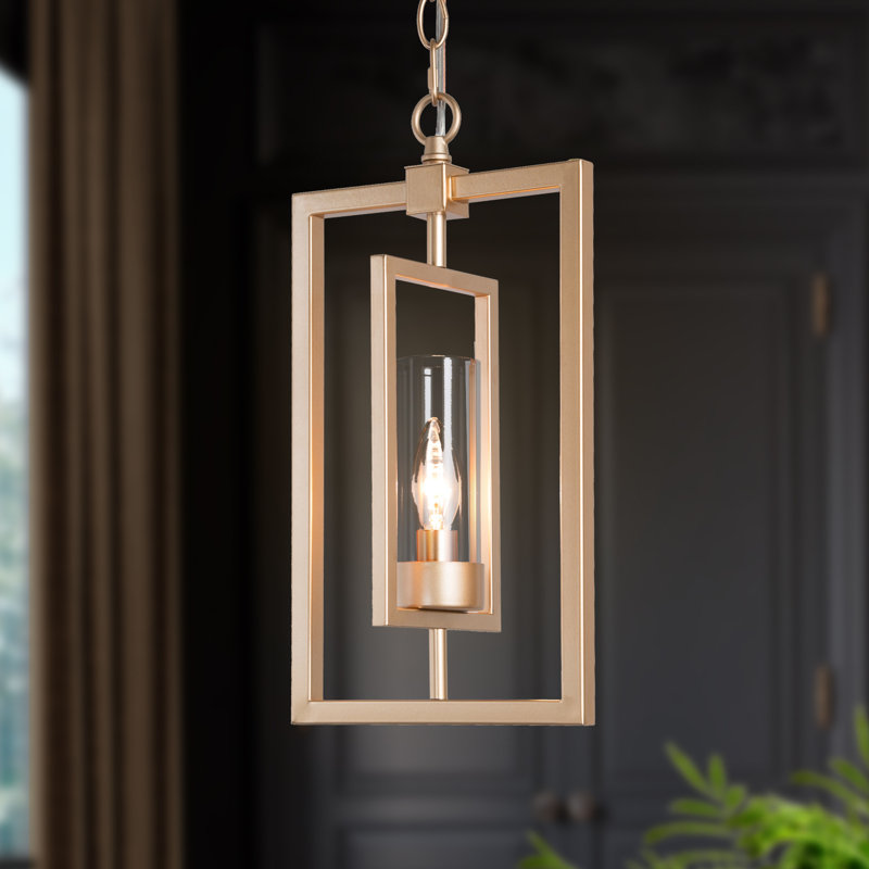 Labonte 1 - Light Mini Geometric Rose Gold Pendant Light