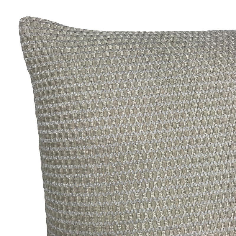 Geometric Feather Reversible Throw Pillow