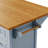 52'' Kitchen Island With Drop Leaf, Embossed Texture Kitchen Island On Wheels With Spice Rack, Towel Rack, 2 Doors And 5 Drawers, Kitchen Storage Cart With Adjustable Shelf For Kitchen-885497203