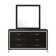 Maxo 58.4'' W 6 - Drawer Dresser with Mirror