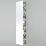 M Series Recessed Framed Medicine Cabinet with 7 Adjustable Shelves and LED Lighting