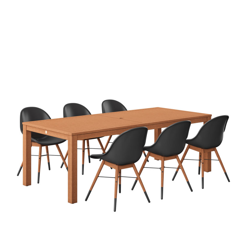 Ensemble de salle à manger long Anautica