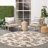 Aloha  Floral Beige Indoor/Outdoor Area Rug-1092323363