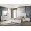 Ensemble de chambre à coucher double 4 pièces Colberta