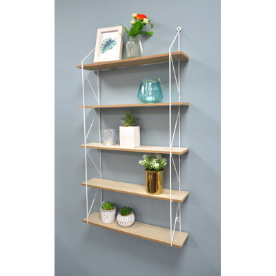 Geosvani 5 -Piece Bracket Shelf