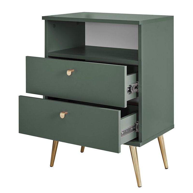 PICUDO Bedside table, green
