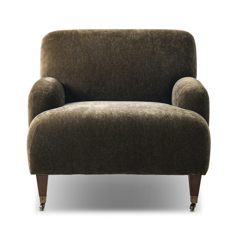 Kent Chair, Malmo Olive Polyester Blend