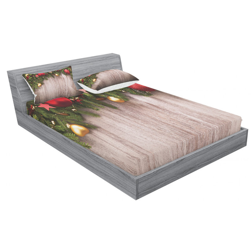 Microfiber Sheet Set, Queen Sheet Set with Fitted Sheet