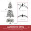 Arbre de Noël artificiel enneigé avec branches réalistes, vert
