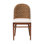 Chaise d'appoint en bois d'acacia et en ruppie maritime Aafrin