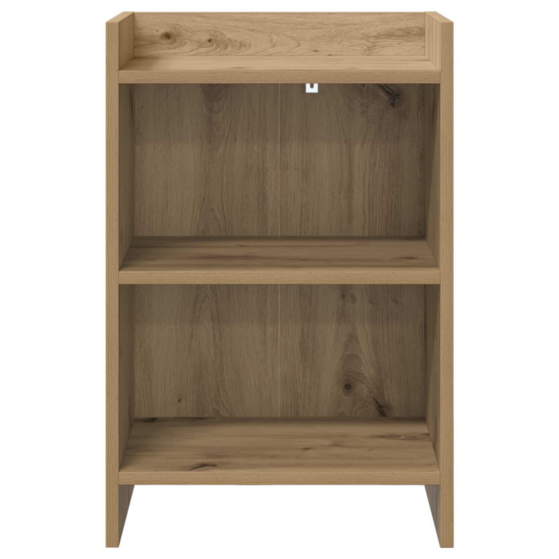 40cm W Composite Bedside Table, Artisan Oak