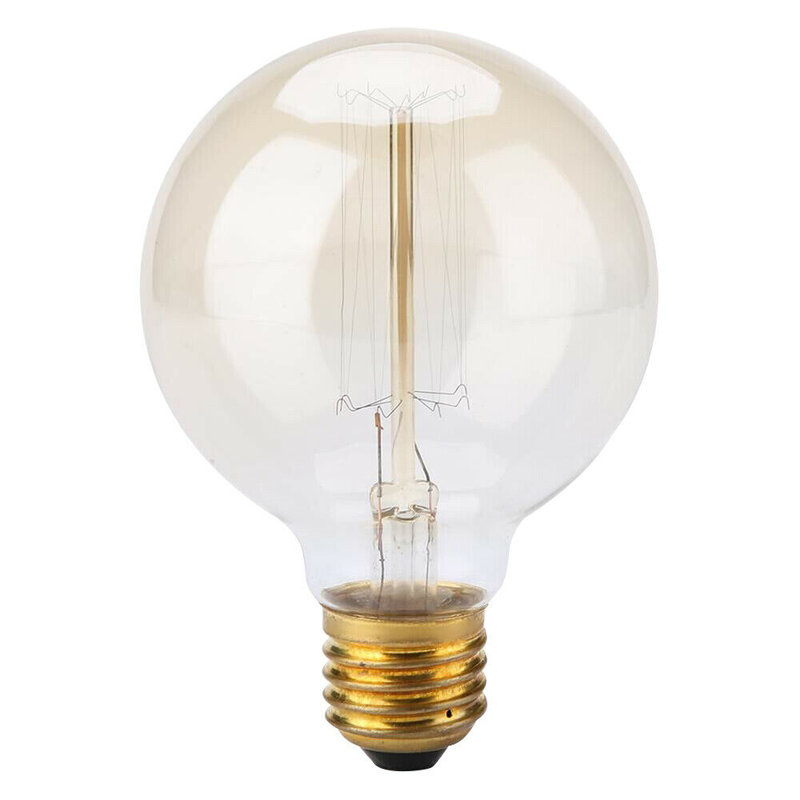 Ampoules rétro incandescentes à filament rétro E26 E26, G80 60 W 1 pièce