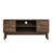 Mid-Century Modern TV Stand For 32 To 45 Inch Tvs With Ample Storage And Media Organization.