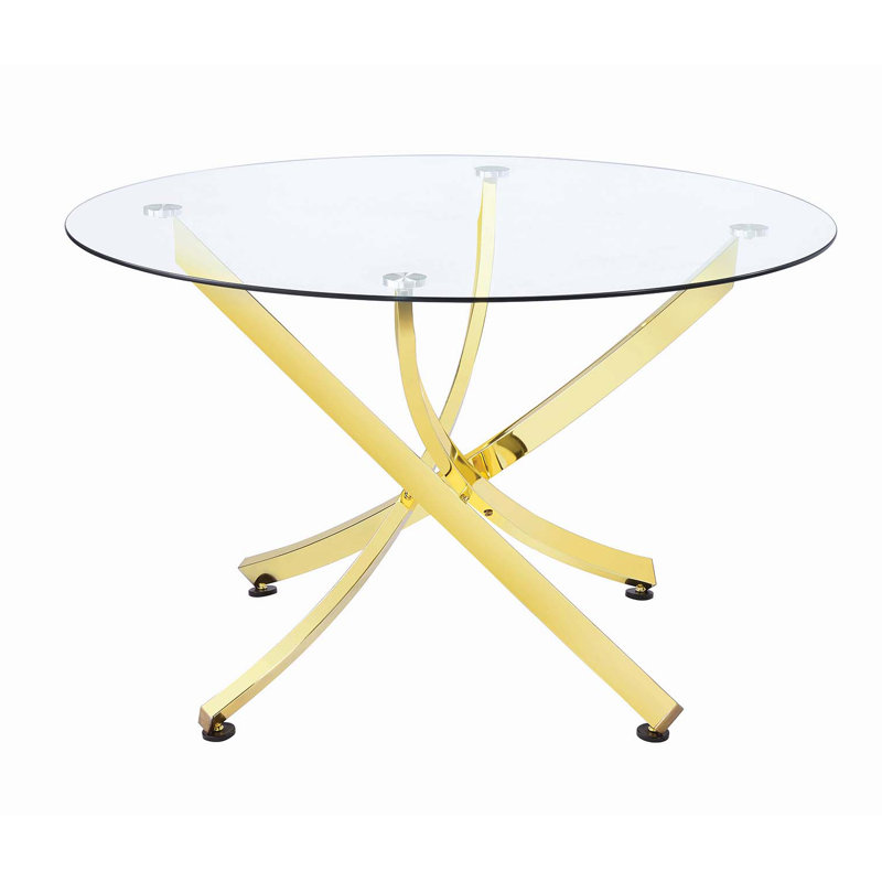Table de salle à manger Axtell, Laiton
