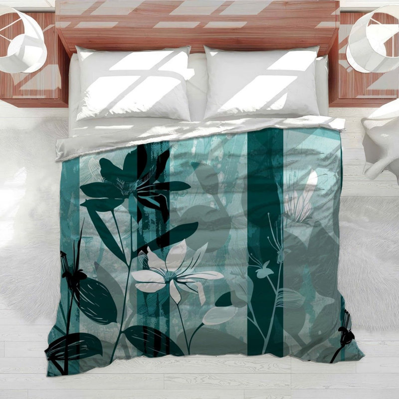 Modern Flora Cool Cotton Blend Comforter, Twin XL Comforter