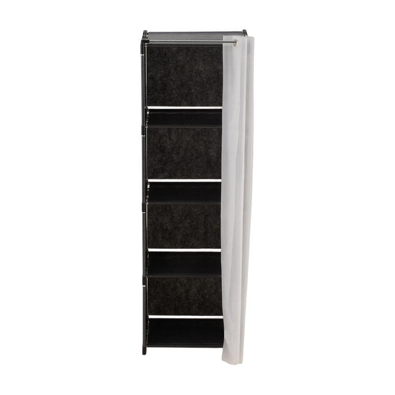 40cm Portable Wardrobe, Black