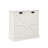 Laundry Sorter Cabinet In White. Sophisticated Design. Removable Cloth Storage Bags. E1 , . Waterproof & Safe. . Easy To Assemble With Manual. 100-Pound Load Bearing Tilt-Out - White Cabinet. Classy