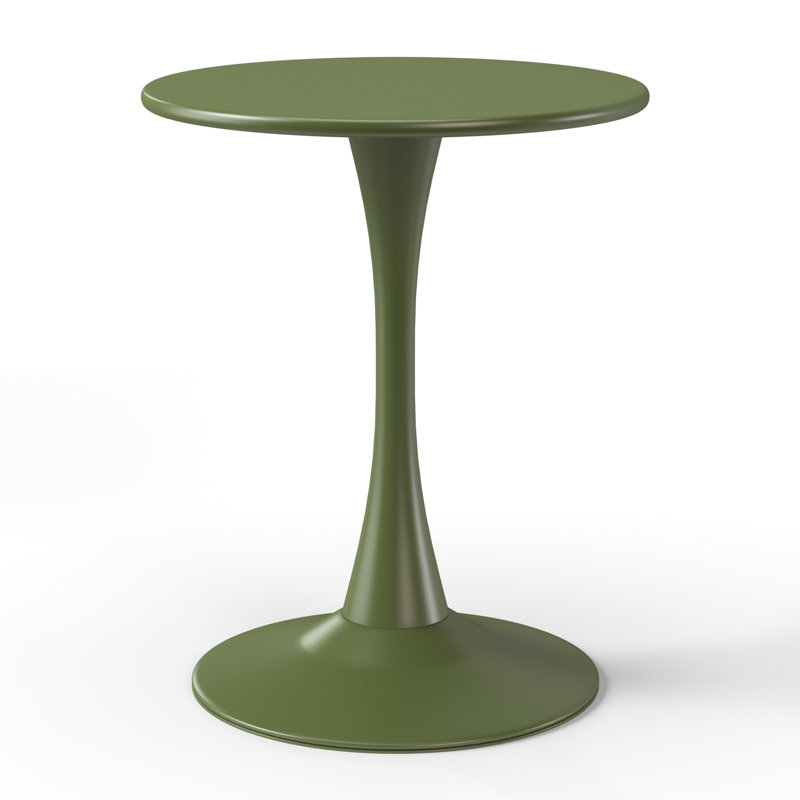 Outdoor Steel Dining Table, Green