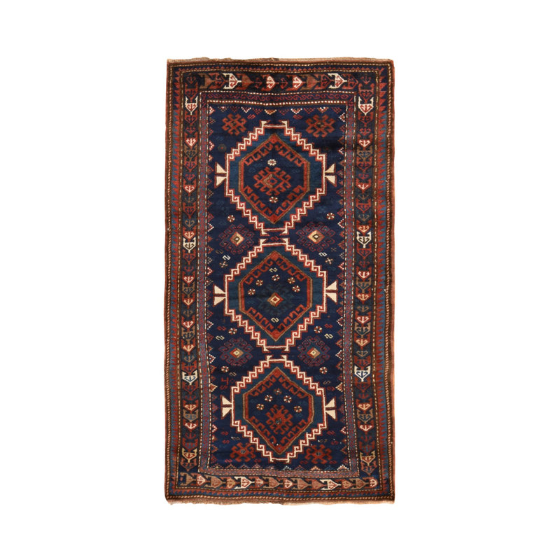Tapis bleu antique 4 pi x 8 pi Yale