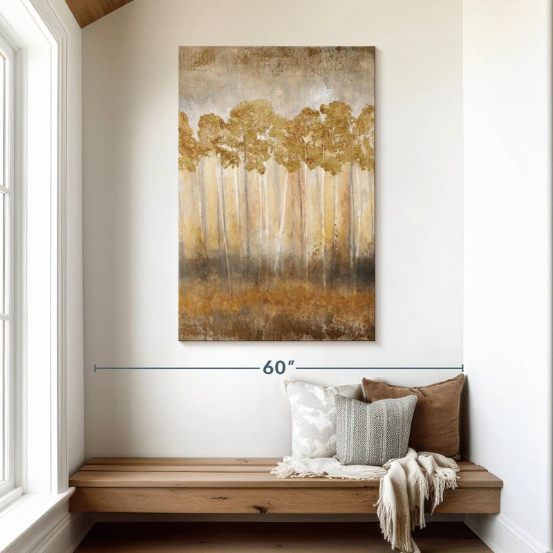Arbres dorés Avery, H 48 po x l 32 po