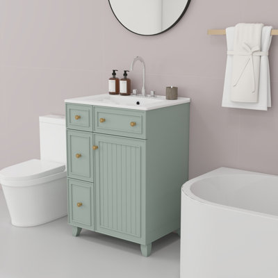 Meuble-lavabo de 24 po avec rangement