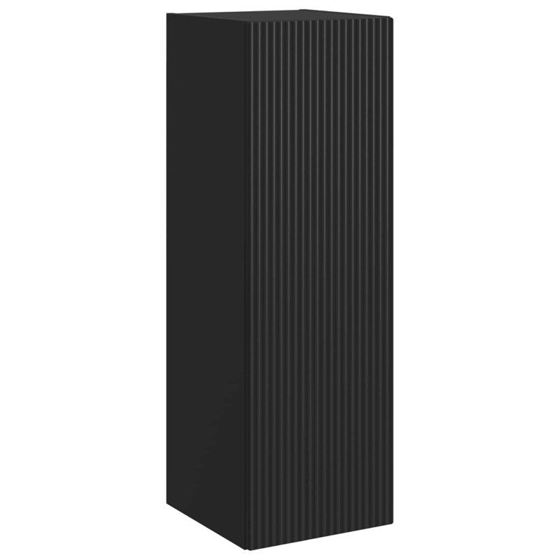 Linen Cabinet, 60cm H x 33cm W x 34.5cm D, Black