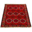Tapis décoratif en laine de conception unique en laine noué à la main New Age de 3 pi 4 po x 5 pi 7 po