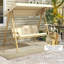 Yair 3 Person Porch Swing with Canopy