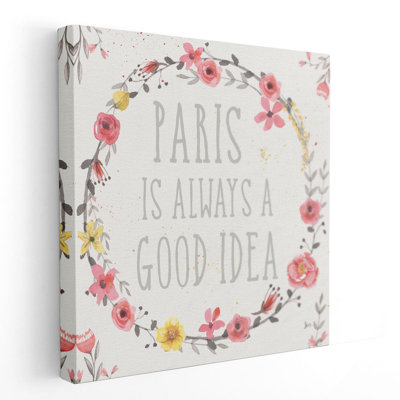 «Paris Blooms IV», reproduction d'art sur toile