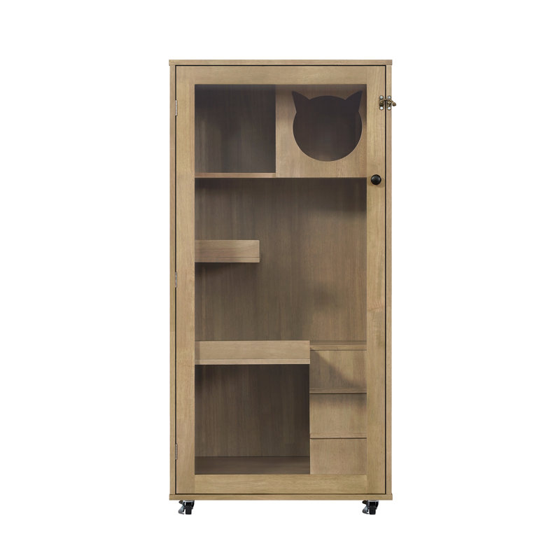 Armoire pour chat Aldercrest, Nature Beech