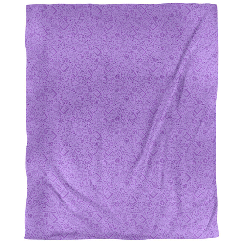 Housse de couette Katelyn Elizabeth Camouflage, Microfibre, Housse de couette pour lit simple, Mauve