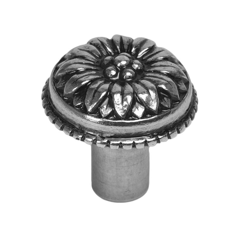 Acanthe à gros boutons style Rosette , Argent argent