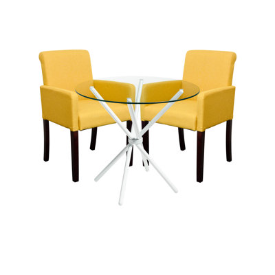 Auvo Glass Dining Set