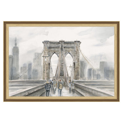 Brooklyn Dream Framed Embellished Art by Art Brand Studios