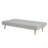 Modern Convertible Sofa Bed, Solid Pine Wood Frame & Premium Gray Tufted Fabric, Multi-Functional Sleeper for Living Room, Guest Room, Apartment-1519154442