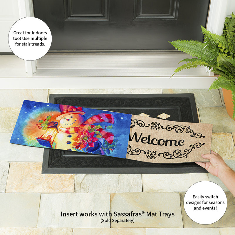 Tapis de lanterne bonhomme de neige Sassafras