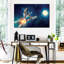 Rocket Skateboard Astronaut sur toile-1205537522
