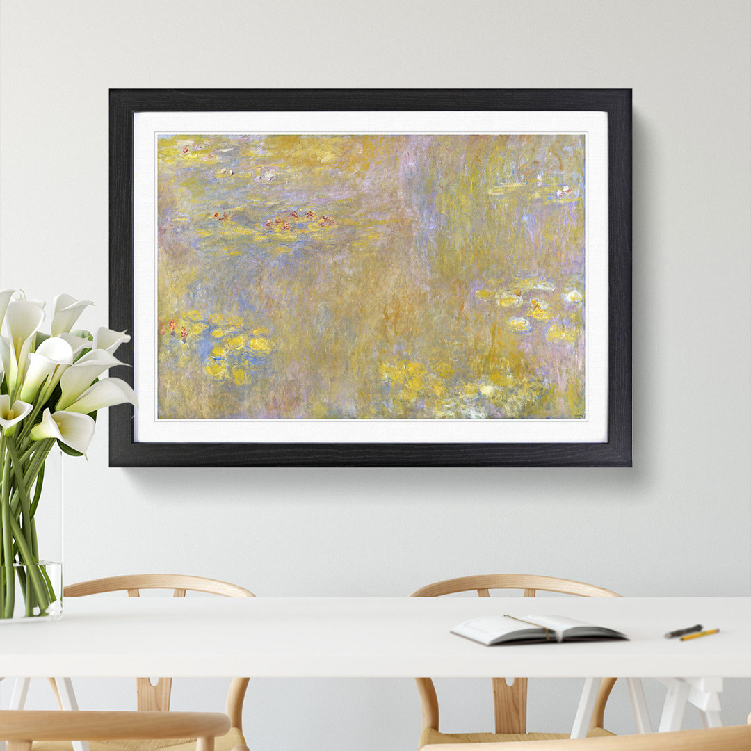 Water Lilies Lily Pond Vol.30 by Claude Monet - Picture Frame Painting