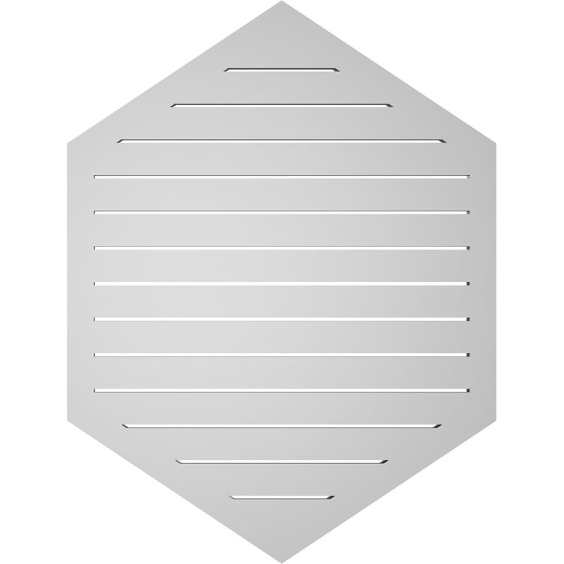 Pente verticale verticale en uréthane 8 pi, H 1,5 po x l 32 po x L 42 po