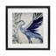 «Whimsical Blue Heron», reproduction encadrée sous verre, conception de Mona Grace-348016079-348016078