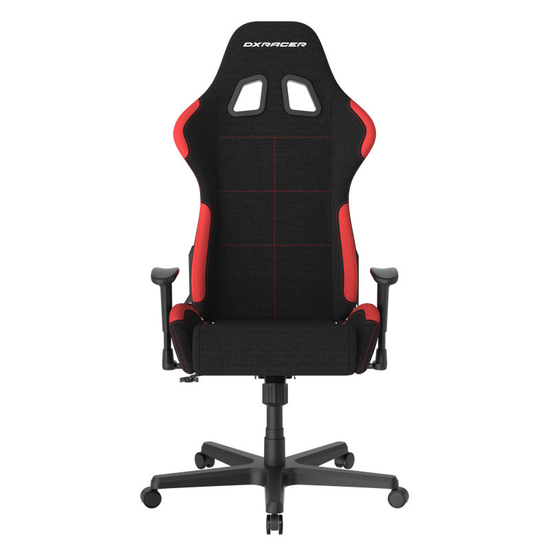 Corrigan Studio Adjustable PC & Racing Game Chair, Black/Red