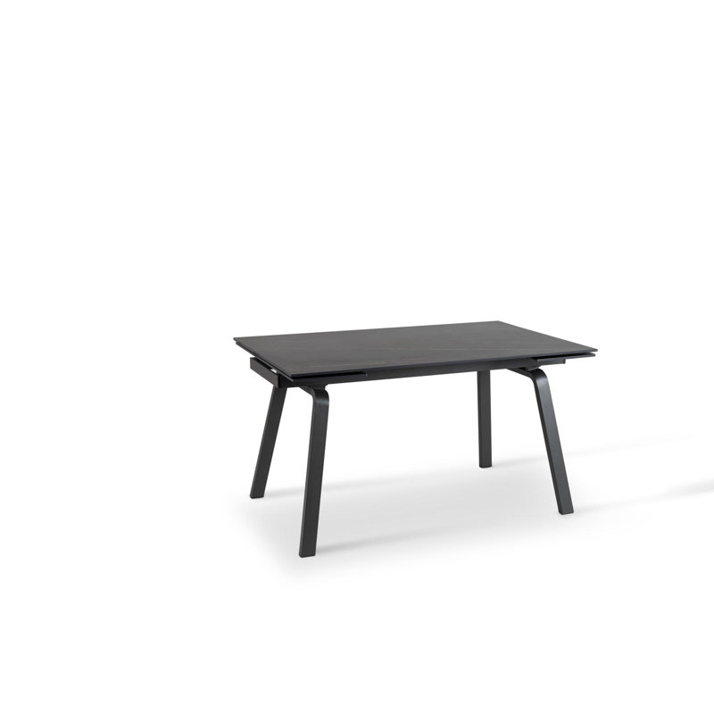 Daintin Extendable Metal Base Dining Table, Grey