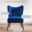 Revêtement de chaise d'appoint en velours capitonné l 24,21 po Liutcho-87868518