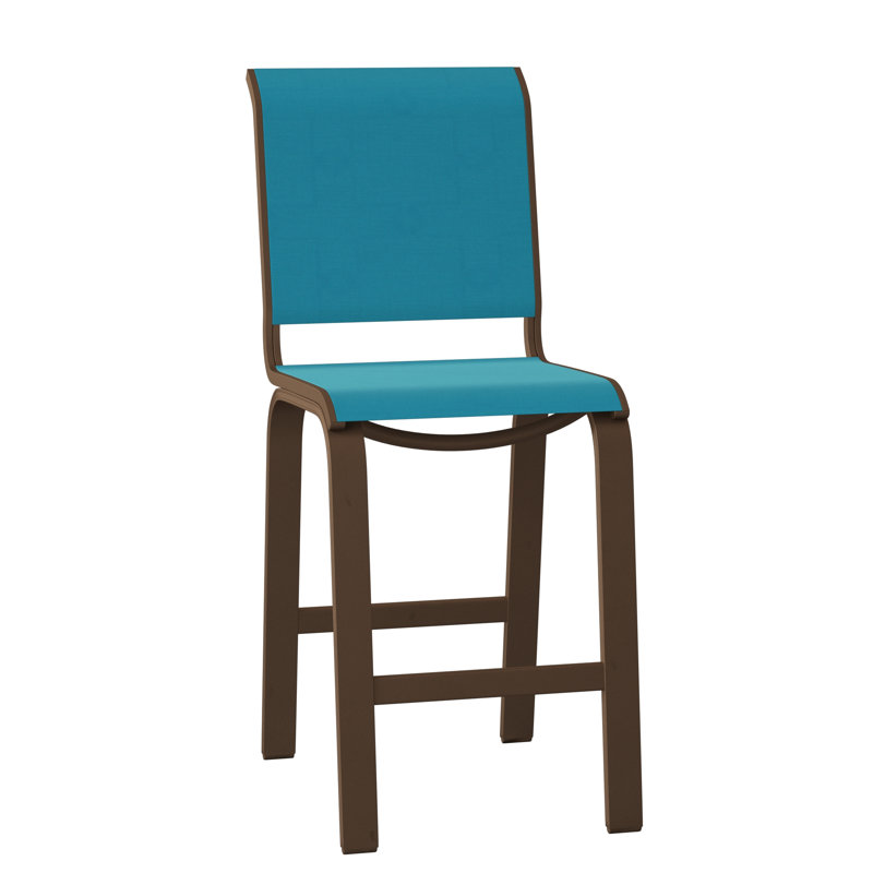 Tabouret de bar 26 po Holna, Kona texturé, Turquoise