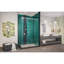 Cabine de douche coulissante sans cadre en acier inoxydable poli DreamLine Enigma-XO-30840341-131207616